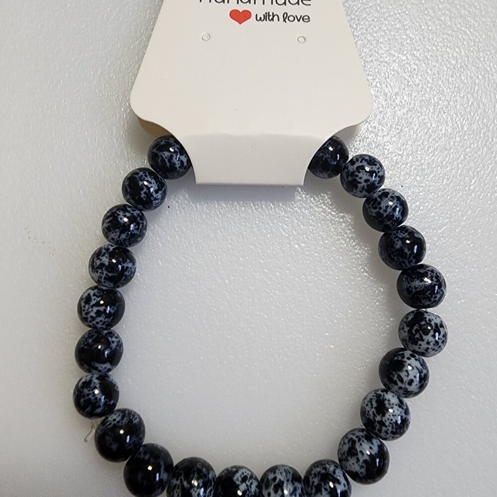 Natural Stone Beaded Bracelet